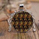 Mayan Aztec Bricks Pedant - Ancient Vintage Jewelry