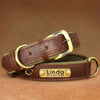 Personalized Dog Collar - Custom Dog Collar with Name - Custom Leather Dog Collars - Monogrammed Custom Made