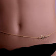 Personalized Name Belly Chain - Custom Waist Chain - Belly Dancing Gift - Gold Waist Chain Jewelry - Stomach Chain - Personalized Waist Beads