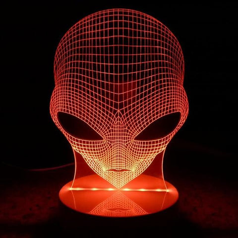Alien LED Hologram Night Light