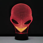 Alien LED Hologram Night Light