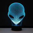 Alien LED Hologram Night Light