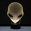 Alien LED Hologram Night Light