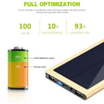 Aluminum Portable Solar Power Bank 20000 MAh