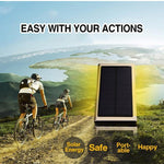 Aluminum Portable Solar Power Bank 20000 MAh