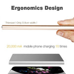 Aluminum Portable Solar Power Bank 20000 MAh