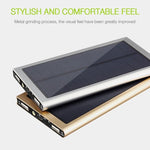 Aluminum Portable Solar Power Bank 20000 MAh