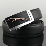 Apparel - Lightningstore Mens Designer Belts - Over 20 Designs To Choose From - Belts Automatic Metal Buckle Cinturon Hombre Cintura (130 Cm)