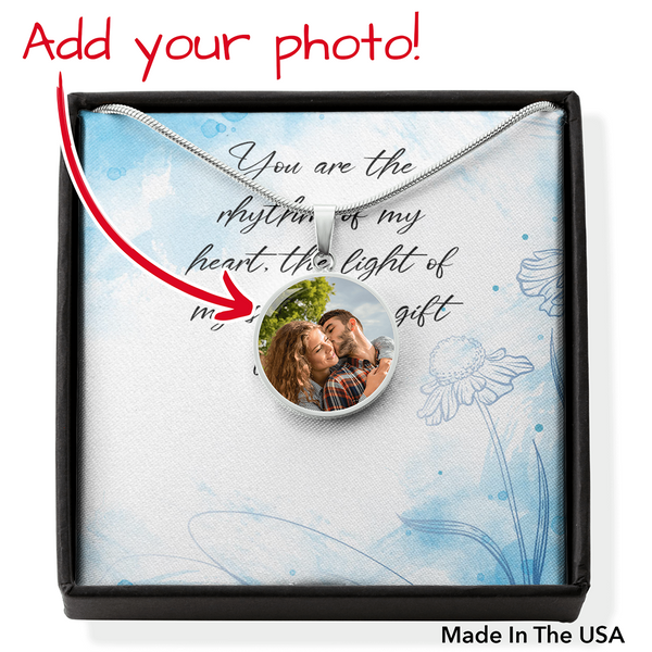 Custom Photo Round Necklace