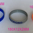 Braccialetti personalizzati - Stampa testo personalizzata - Braccialetti in silicone gomma per eventi, motivazione, regali, supporto al cancro, raccolte fondi, sensibilizzazione