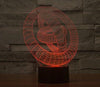 Baby Product - 3 Three Rings Hologram LED Night Light Lamp - Color Changing