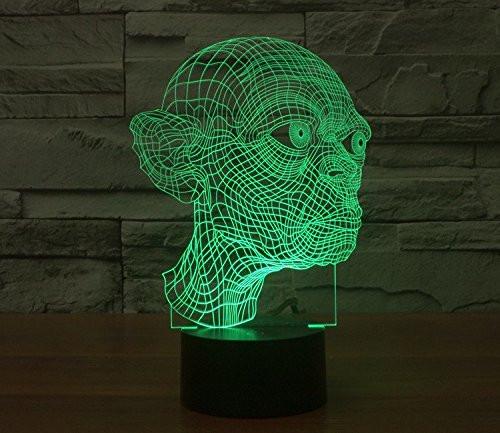 Baby Product - Alien Hologram LED Night Light Lamp - Color Changing
