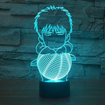 Baby Product - Basketball Cartoon Hologram LED Night Light Lamp - Color Changing