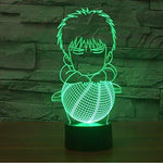 Baby Product - Basketball Cartoon Hologram LED Night Light Lamp - Color Changing