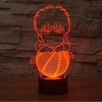 Baby Product - Basketball Cartoon Hologram LED Night Light Lamp - Color Changing