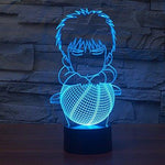 Baby Product - Basketball Cartoon Hologram LED Night Light Lamp - Color Changing