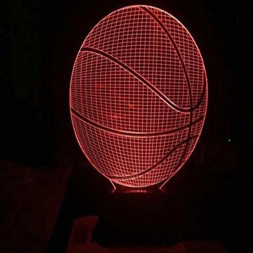 Baby Product - Basketball Hologram LED Night Light Lamp - Color Changing