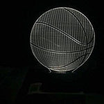Baby Product - Basketball Hologram LED Night Light Lamp - Color Changing