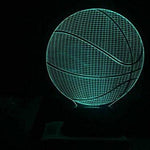 Baby Product - Basketball Hologram LED Night Light Lamp - Color Changing