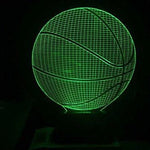 Baby Product - Basketball Hologram LED Night Light Lamp - Color Changing