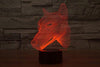 Baby Product - Dog Head Hologram LED Night Light Lamp - Color Changing