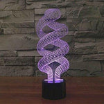 Baby Product - Double Helix DNA Hologram LED Night Light Lamp - Color Changing