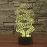 Baby Product - Double Helix DNA Hologram LED Night Light Lamp - Color Changing