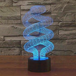 Baby Product - Double Helix DNA Hologram LED Night Light Lamp - Color Changing