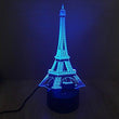 Baby Product - Eiffel Tower Hologram LED Night Light Lamp - Color Changing