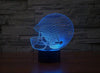 Baby Product - Football Helmet Hologram LED Night Light Lamp - Color Changing