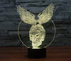 Baby Product - Halloween Hologram Machine - Eagle Skull Hologram LED Night Light Lamp - Color Changing
