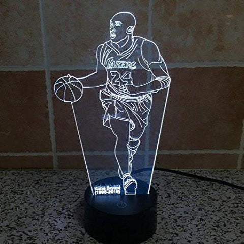 Baby Product - Kobe Bryant Basketball Hologram LED Night Light Lamp - Color Changing