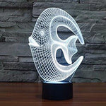 Baby Product - LED Night Light Outlet - Fish Hologram LED Night Light Lamp - Color Changing