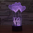 Baby Product - Love Heart Hologram LED Night Light Lamp - Color Changing