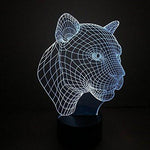 Baby Product - Night Light For Baby - Black Panther Jaguar Hologram LED Night Light Lamp - Color Changing