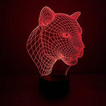 Baby Product - Night Light For Baby - Black Panther Jaguar Hologram LED Night Light Lamp - Color Changing