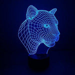 Baby Product - Night Light For Baby - Black Panther Jaguar Hologram LED Night Light Lamp - Color Changing