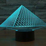 Baby Product - Night Light Lamp By LightningStore - Triangle Pyramid Hologram LED Light  - Color Changing