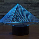 Baby Product - Night Light Lamp By LightningStore - Triangle Pyramid Hologram LED Light  - Color Changing