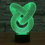 Baby Product - Night Light Projector - Double Ring Hologram LED Night Light Lamp - Color Changing