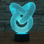 Baby Product - Night Light Projector - Double Ring Hologram LED Night Light Lamp - Color Changing
