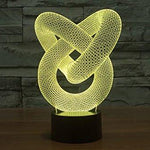 Baby Product - Night Light Projector - Double Ring Hologram LED Night Light Lamp - Color Changing