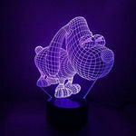 Baby Product - Night Light Toys - Dog Hologram LED Night Light Lamp - Color Changing