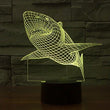 Baby Product - Shark Hologram LED Night Light Lamp - Color Changing