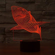 Baby Product - Shark Hologram LED Night Light Lamp - Color Changing