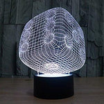 Baby Product - Six Sided Dice Hologram LED Night Light Lamp - Color Changing