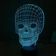 Baby Product - Skull Head Hologram LED Night Light Lamp - Color Changing
