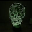 Baby Product - Skull Head Hologram LED Night Light Lamp - Color Changing