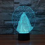 Baby Product - Snow Mountain Hologram LED Night Light Lamp - Color Changing