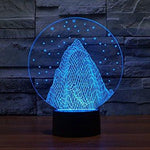 Baby Product - Snow Mountain Hologram LED Night Light Lamp - Color Changing